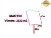 MARTIN-STRÁNE, pozemok 2322 m2