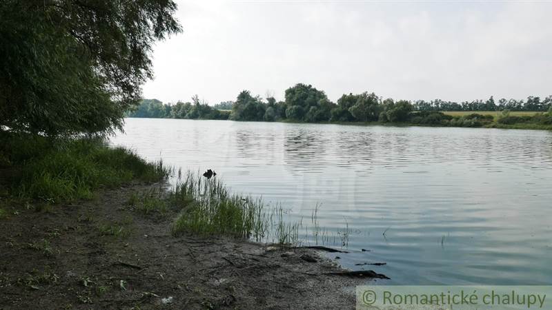 Rekreačný pozemok na predaj pri jazere v obci Vištuk, 30 km od Bratislavy