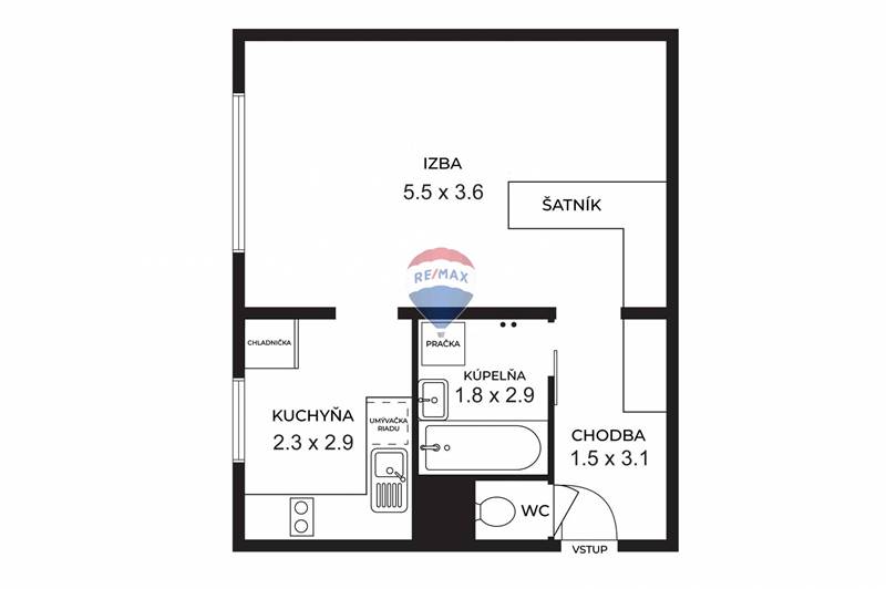 Predaj bytu (1 izbový) 39 m2, Bratislava - Ružinov