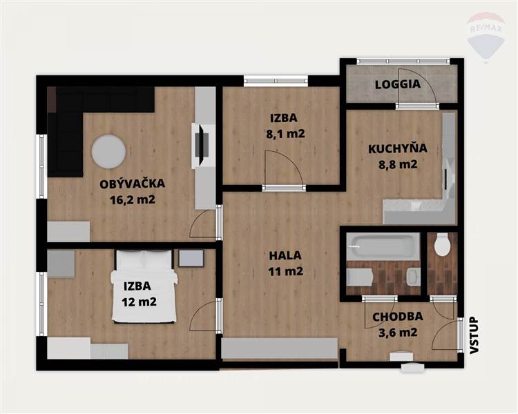 Predaj bytu (3 izbový) 69 m2, Bratislava - Petržalka